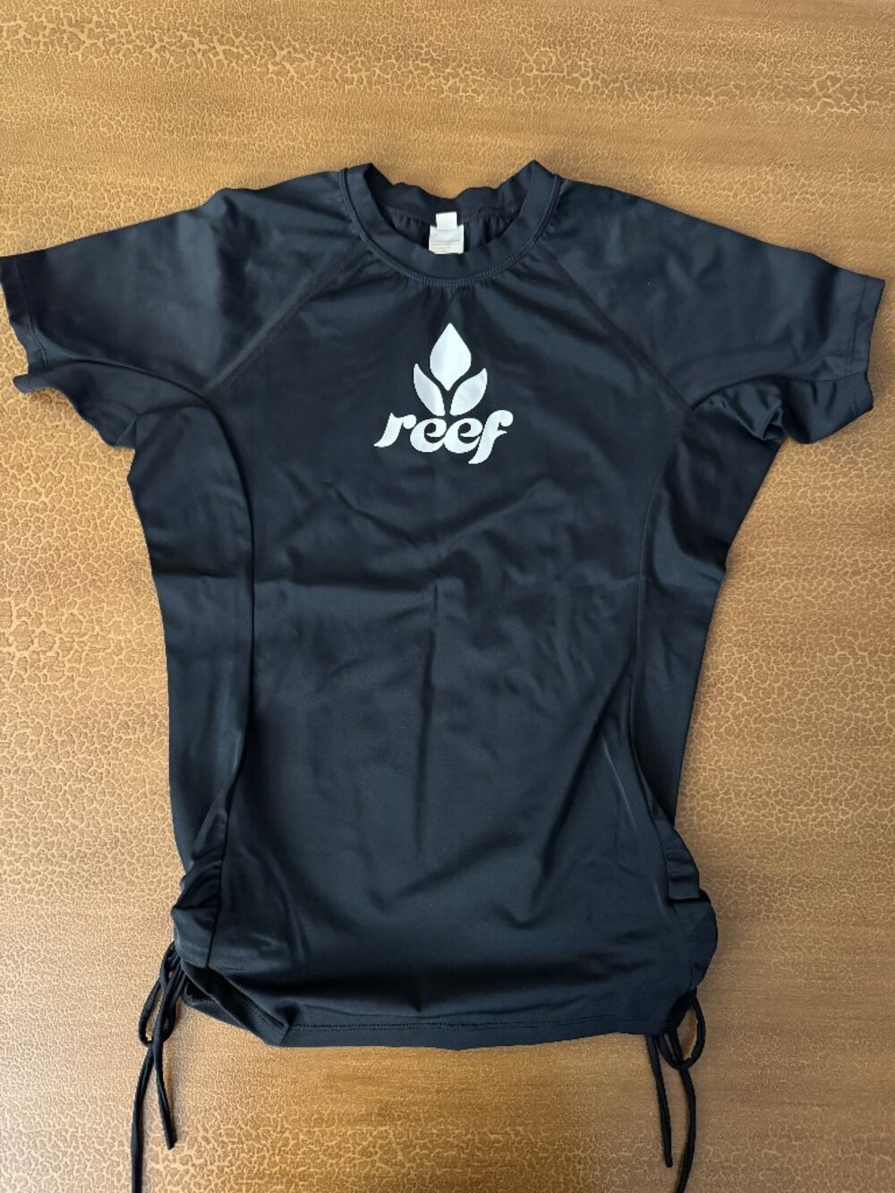 Reef Sun Short Sleeve Shirt - Black Size Large